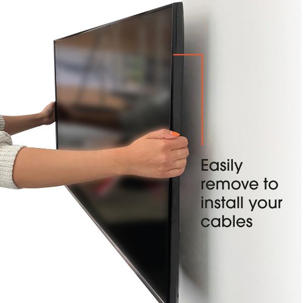 Staffa TV Vogels MA4010-B1 Inclinabile VESA 600x400 per Schermi 40-65" - immagine 5