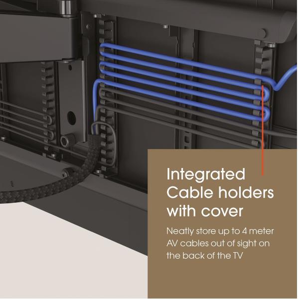 Staffa TV Motorizzata Vogels TVM 7675 per Schermi fino a 77" 35kg - immagine 5
