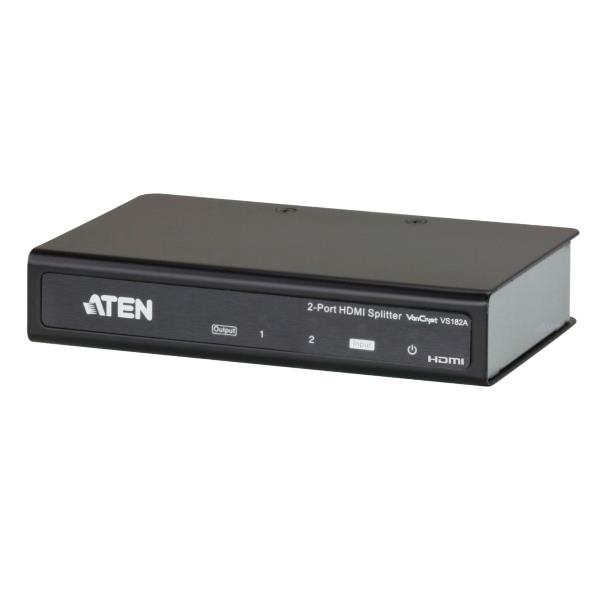 Splitter Video Aten VS182A-AT-G HDMI 4K 2 Porte Nero - immagine 3