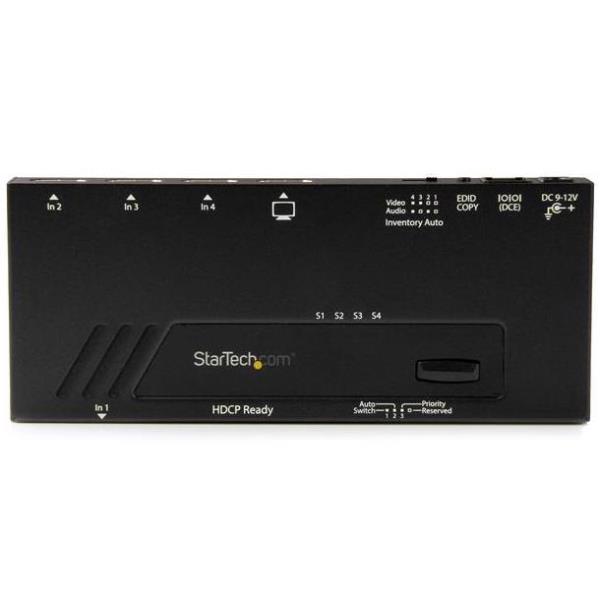 Switch HDMI Startech 4 Porte Commutatore Automatico - immagine 3