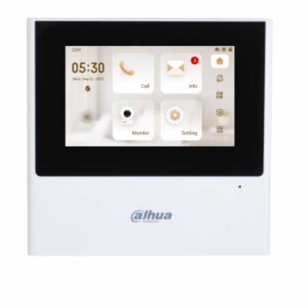 Citofono IP Dahua VTH2611L-WP 4.3" Touchscreen Wi-Fi PoE - immagine 2