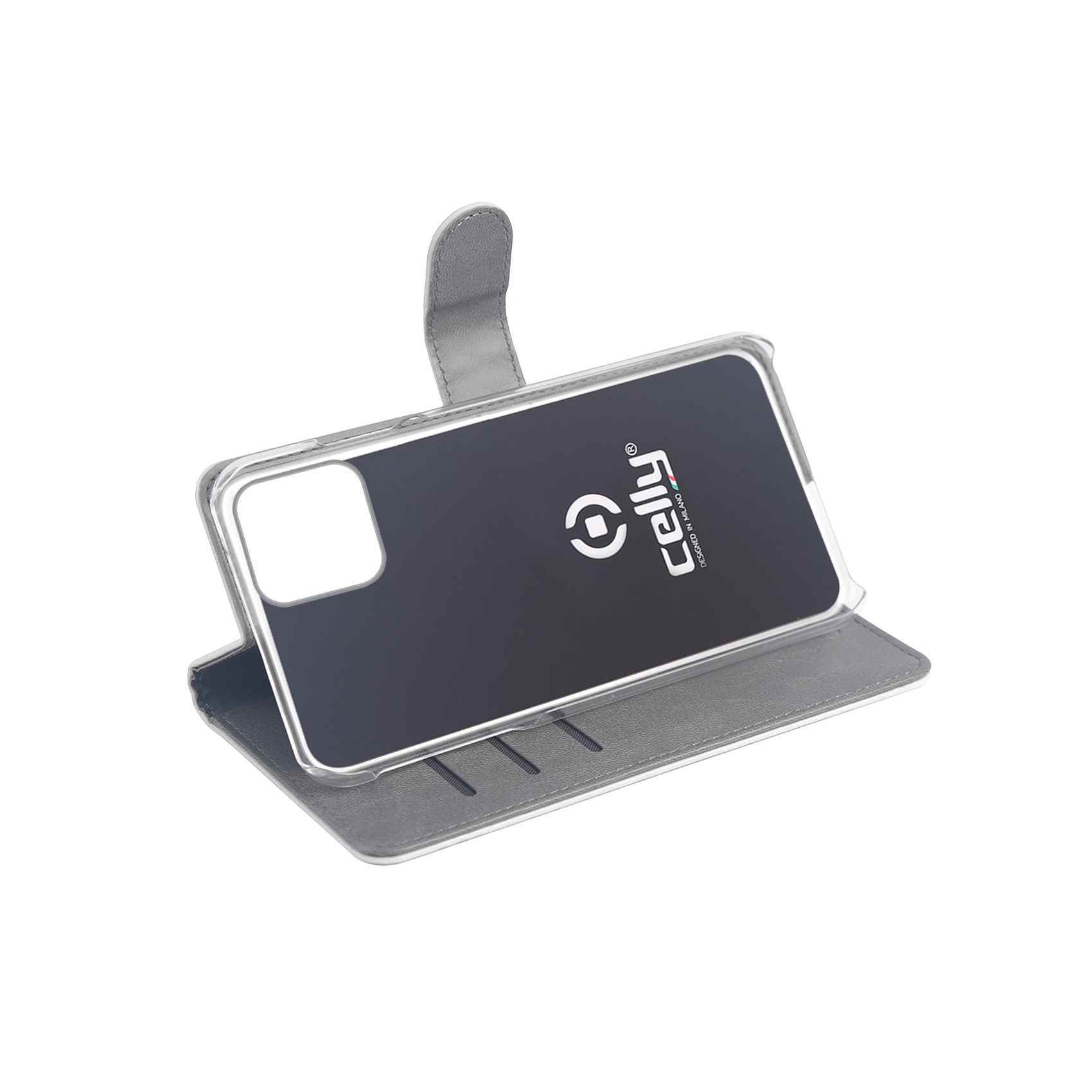 Custodia Celly Wally per iPhone 11 Pro in Similpelle Bianca - immagine 6