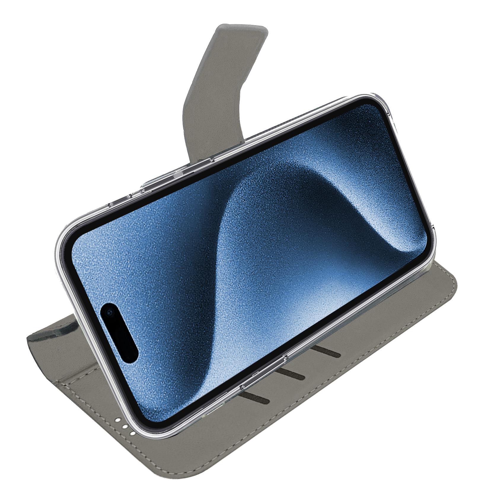 Custodia Smartphone Celly Wally per iPhone 16 Pro in Similpelle Nero - immagine 6