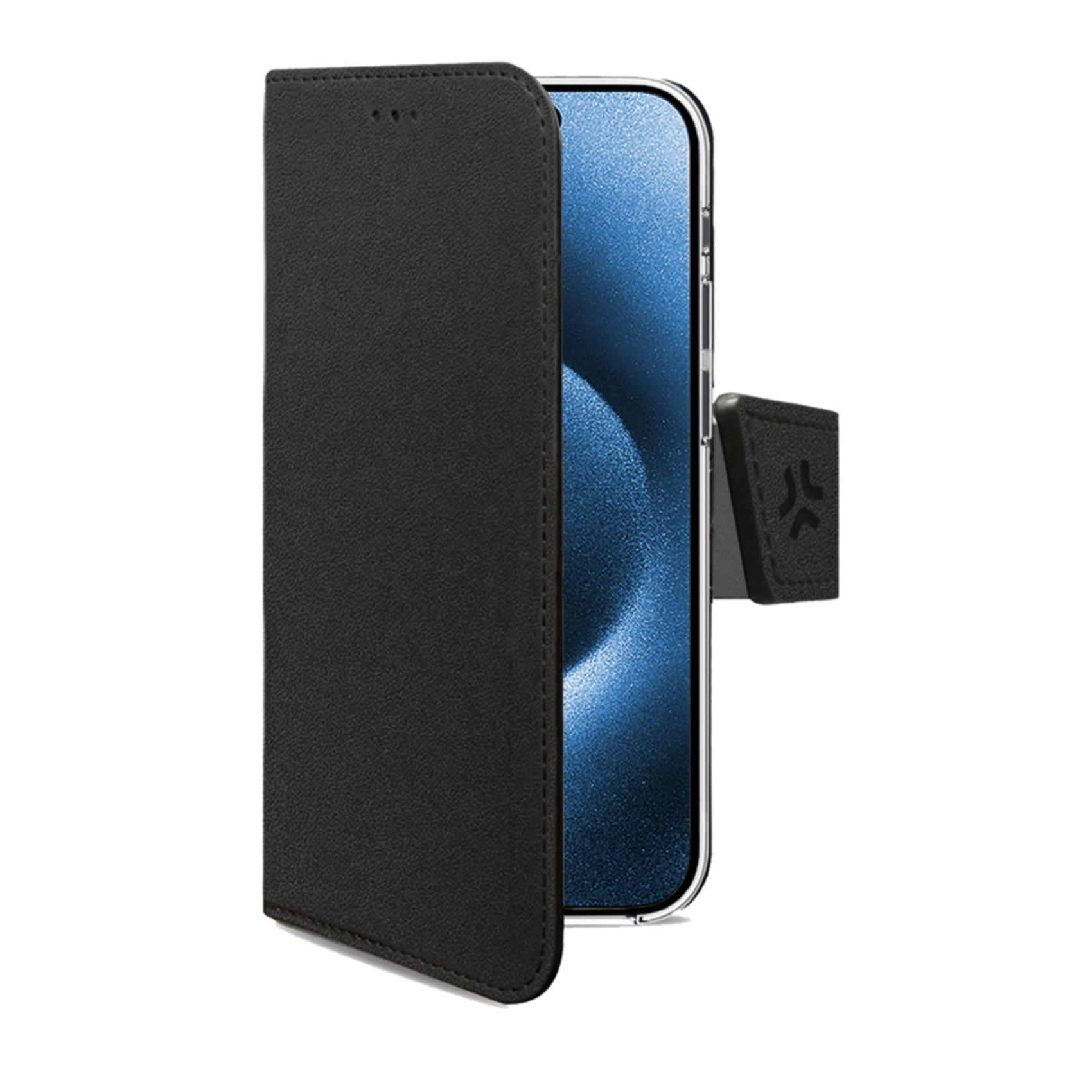 Custodia Smartphone Celly Wally per iPhone 16 Pro in Similpelle Nero - immagine 7