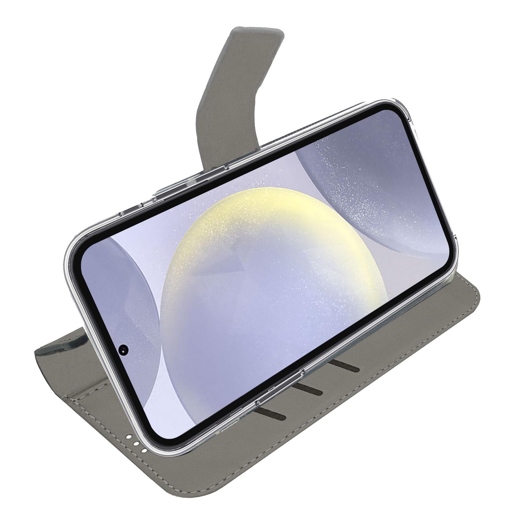 Custodia Celly Wally per Samsung Galaxy S25+ 5G in Similpelle Nera - immagine 6