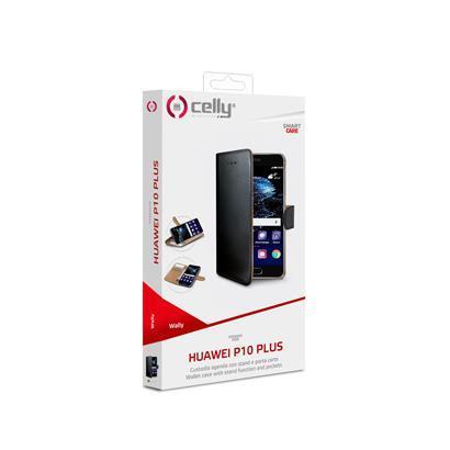 Custodia Smartphone Celly Wally per Huawei P10 Plus in Similpelle Nero - immagine 3