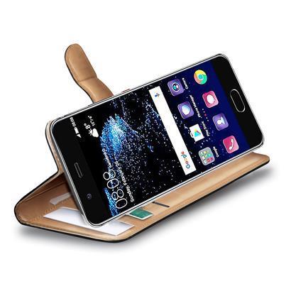 Custodia Smartphone Celly Wally per Huawei P10 Plus in Similpelle Nero - immagine 4