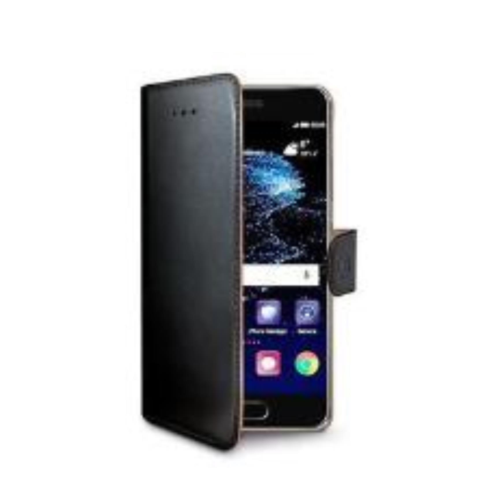 Custodia Smartphone Celly Wally per Huawei P10 Plus in Similpelle Nero - immagine 6