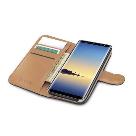 Custodia Smartphone Celly Wally per Samsung Galaxy Note 8 in Similpelle - immagine 5