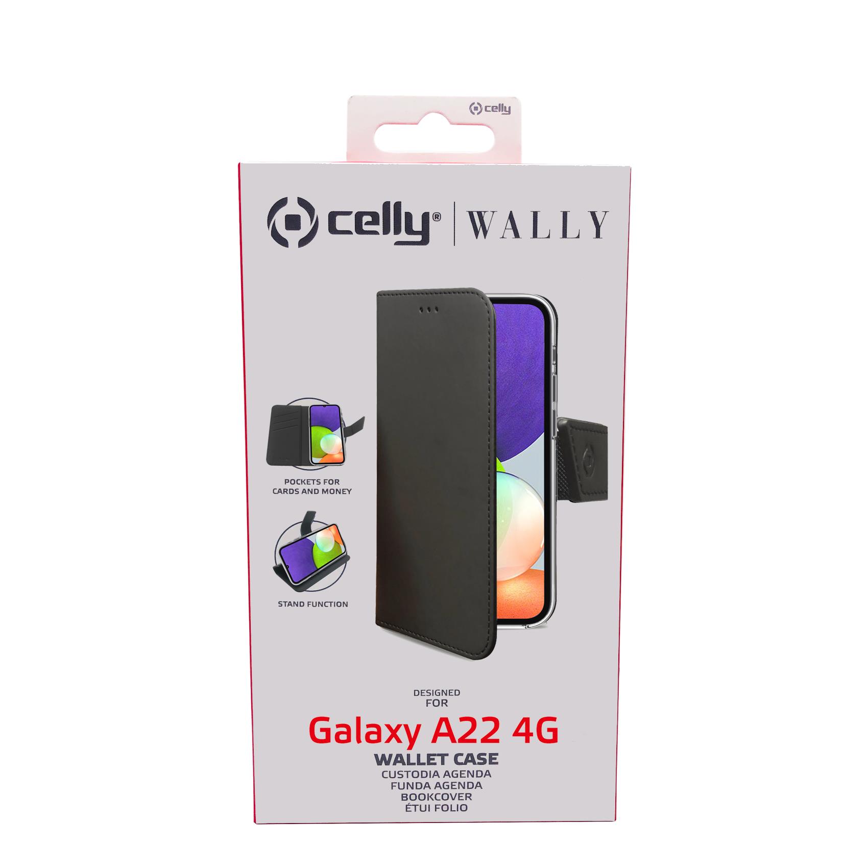Custodia Smartphone Celly Wally per Samsung Galaxy A22/M22/M32 4G in Similpelle - immagine 5