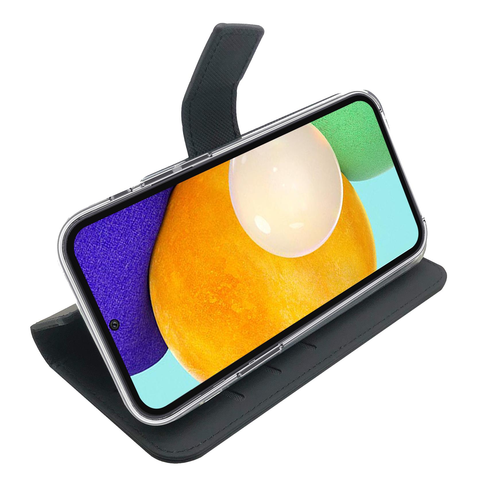 Custodia Smartphone Celly WALLY per Samsung Galaxy A03s in Similpelle Nero - immagine 3