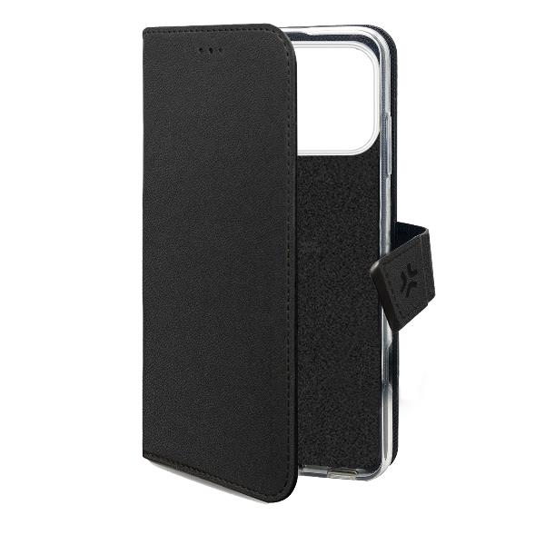 Custodia Celly WallyMag per iPhone 17 Pro in Similpelle Nera - immagine 7