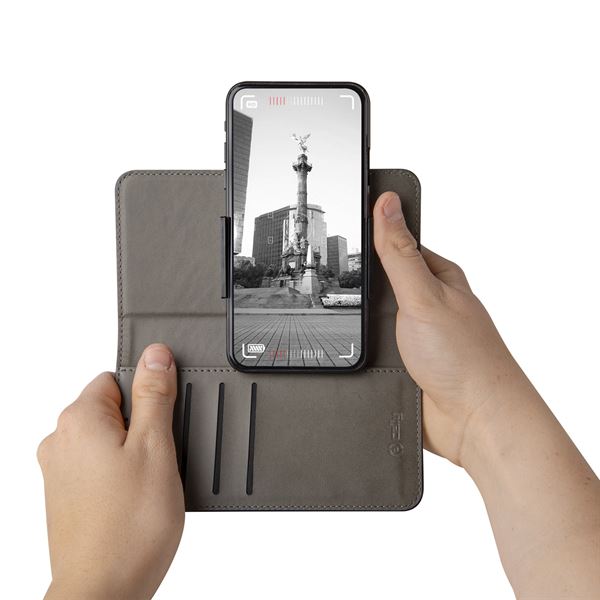 Custodia Smartphone Universale Celly WALLY ONE 5.5"-6.0" Rosa Similpelle - immagine 3