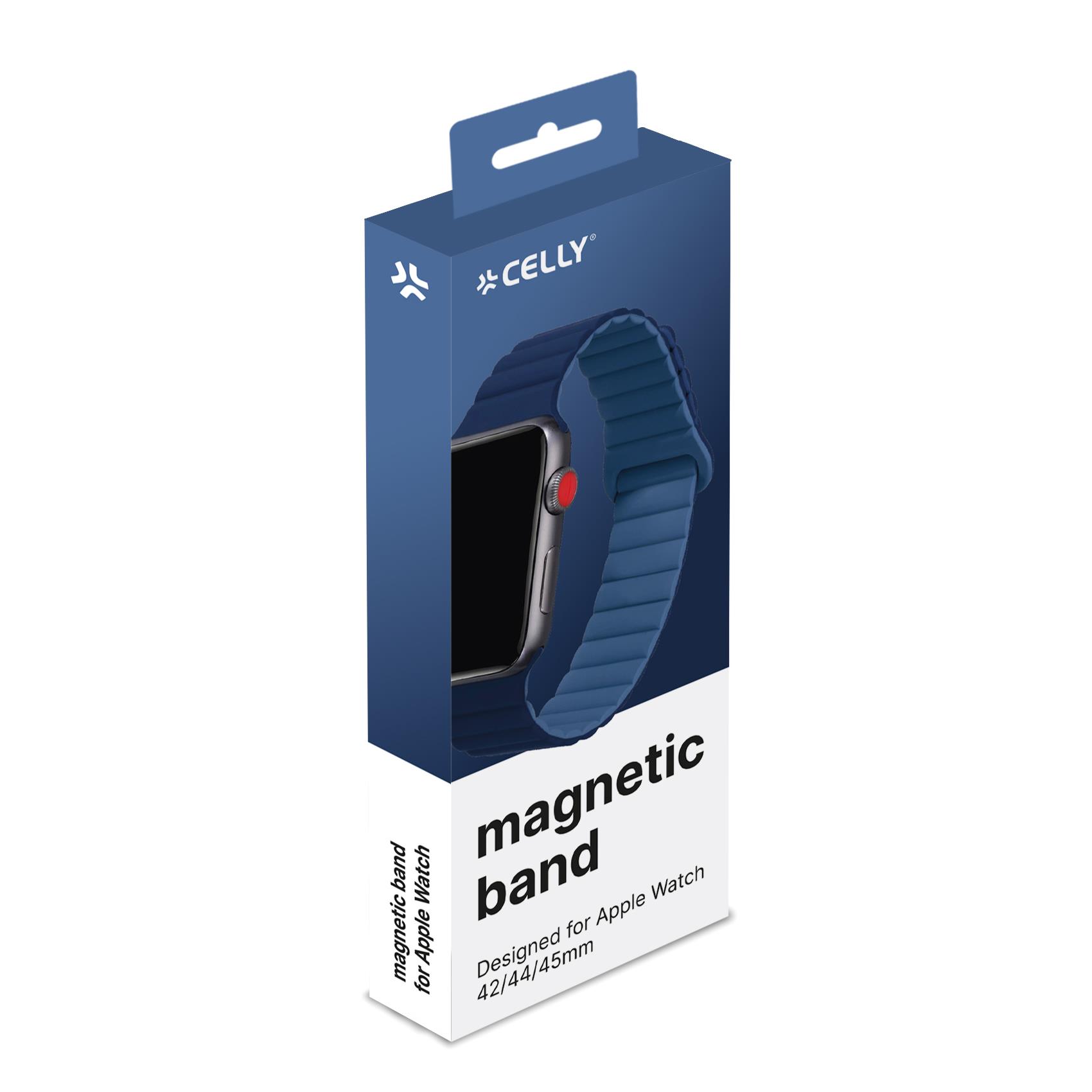 Cinturino Smartwatch Celly WBANDMAG per Apple Watch 42/44/45mm Silicona Regolabile - immagine 4