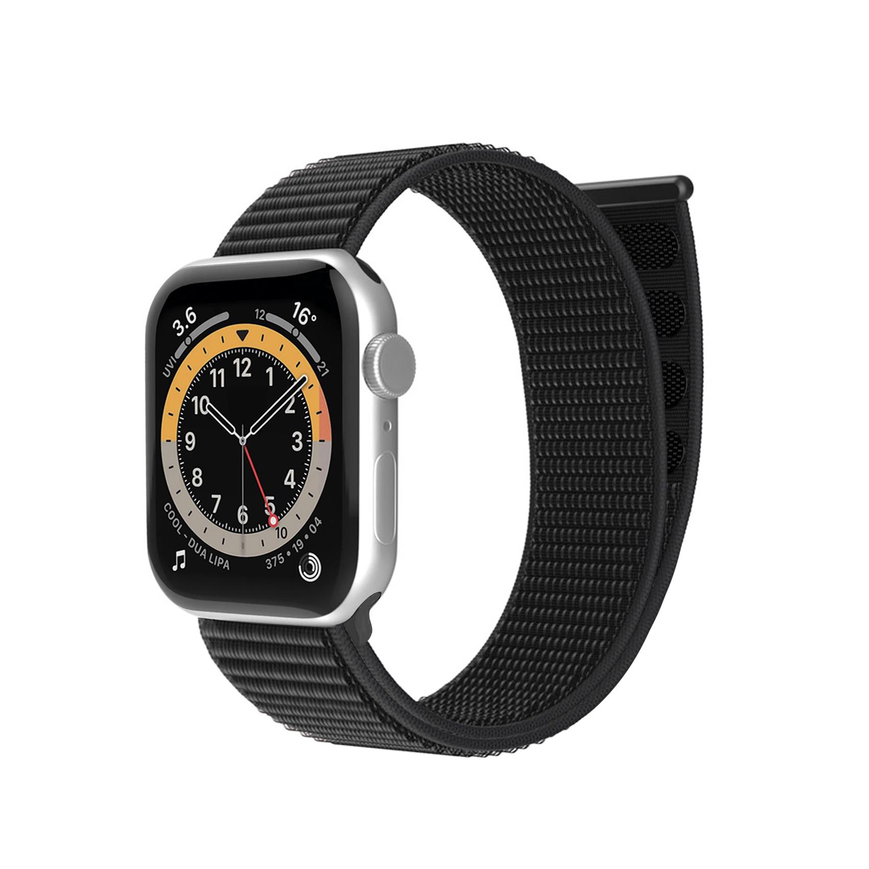 Cinturino Smartwatch Celly WBANDSTRAP per Apple Watch 42/44/45mm Nero - immagine 2