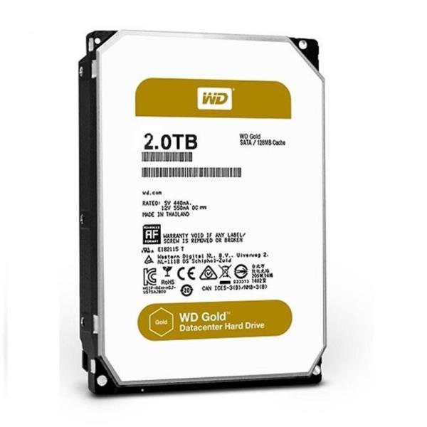 HDD Interno Western Digital Gold 3.5" 2TB SATA III 7200rpm 128MB Cache - immagine 2