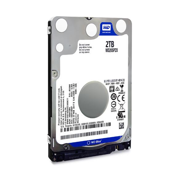 HDD Interno Western Digital Blue 2.5" 2TB SATA III 5400rpm - immagine 2