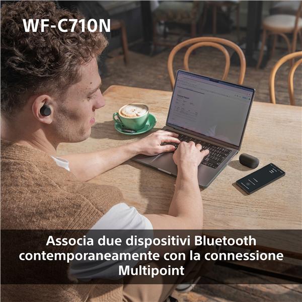 Auricolari Wireless Sony WF-C710N Noise Cancelling Nero - immagine 7