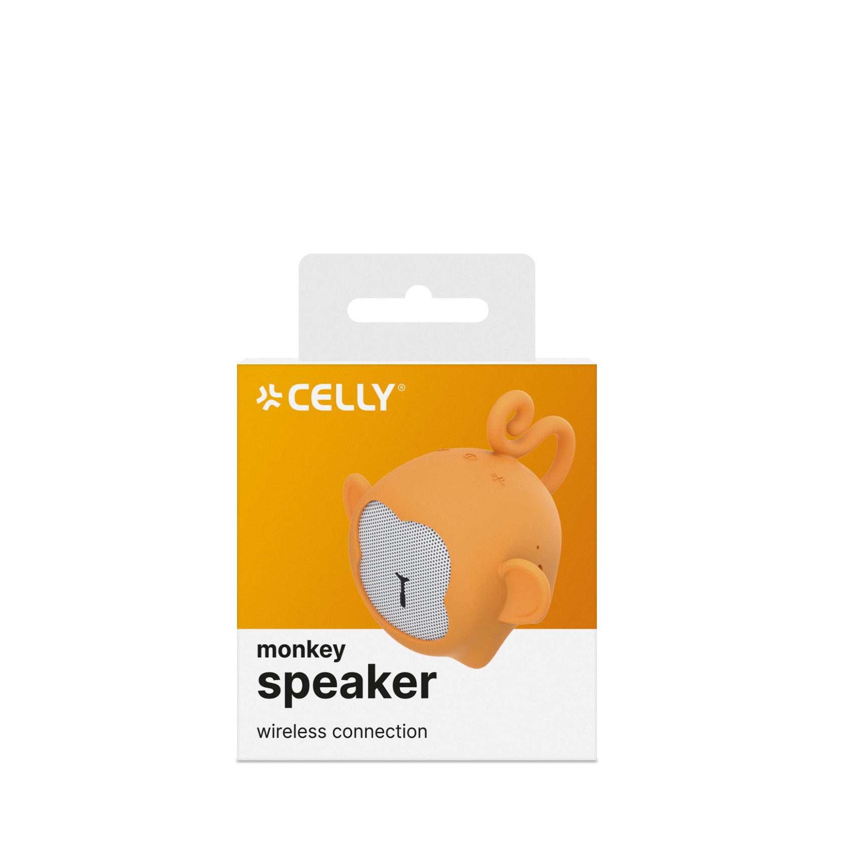 Speaker Celly WSMONKEY 3W Wireless Portatile Arancione - immagine 6