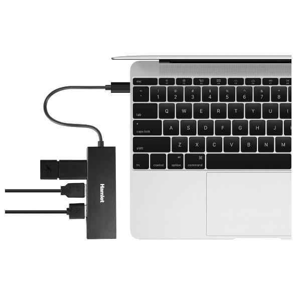 Hub USB Hamlet XHUB4031TC 4 Porte USB 3.1 Type-C - immagine 6
