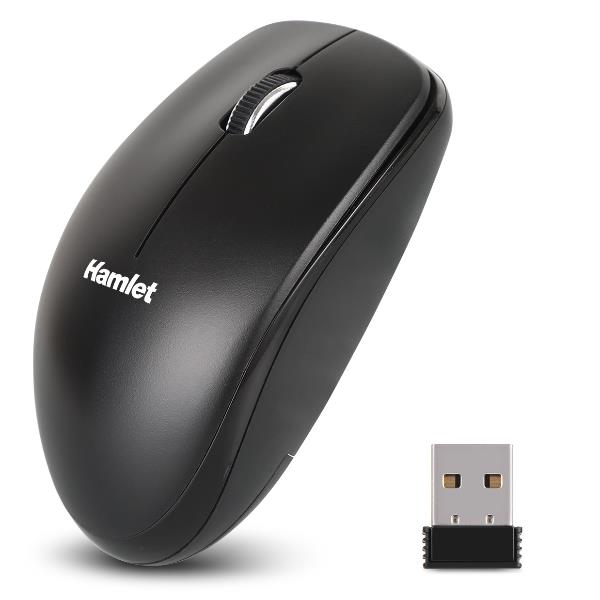 Mouse Wireless Hamlet XMICERF-24GS 2.4GHz 1000DPI 3 Tasti - immagine 5