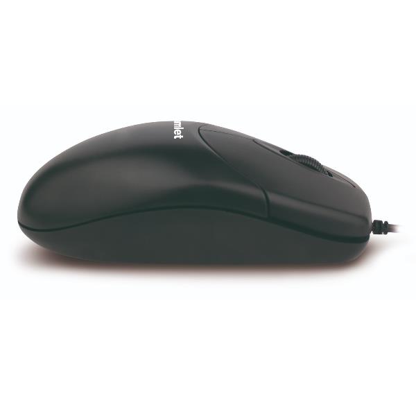 Mouse Ottico Hamlet XMICEU2 USB 3 Tasti 1000dpi Nero - immagine 4
