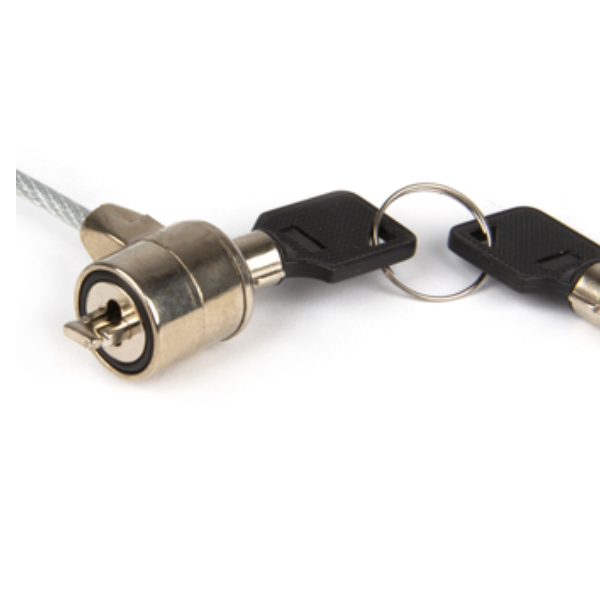 Cavo di Sicurezza Notebook Hamlet XNBLOCK150K 1.5m Chiave Acciaio - immagine 4