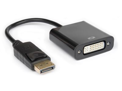 Adattatore DisplayPort a DVI Hamlet Nero Maschio/Femmina - immagine 4