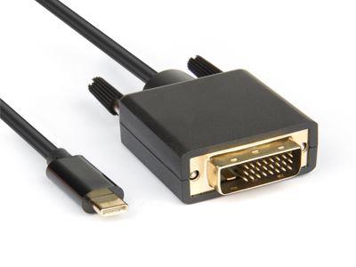 Cavo Adattatore USB-C a DVI Hamlet 2 metri 4K 2K - immagine 3