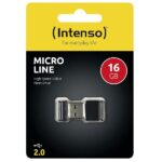 Chiavetta USB Intenso Micro Line 16GB USB 2.0 Nero
