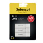 Chiavetta USB Intenso Alu Line 32GB USB 2.0 – Confezione da 3 Pezzi
