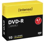 DVD-R Intenso 4.7GB 16X 10 Pezzi Slim Case