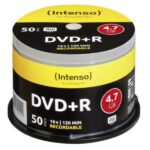 DVD+R Intenso 4.7GB 16X Spindle da 50 Pezzi