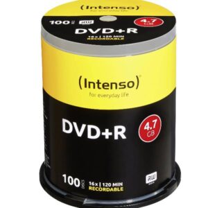DVD+R Intenso 4.7GB 16X Spindle 100 Pezzi