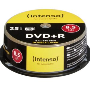 DVD+R Intenso 8.5GB 8X Spindle 25 Pezzi