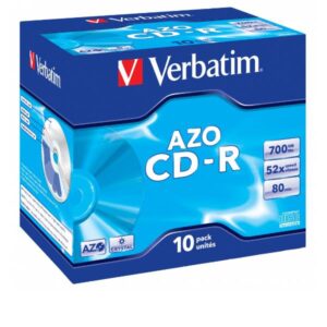 CD-R Verbatim 43327 700MB 10 Pezzi Jewel Case