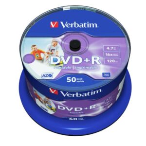 DVD+R Verbatim 4.7GB Confezione da 50