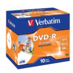 DVD Verbatim 43521/10 4.7GB 10 Pezzi