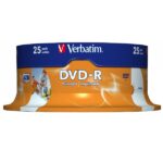DVD Verbatim 43538/25 4.7GB 25 Pezzi