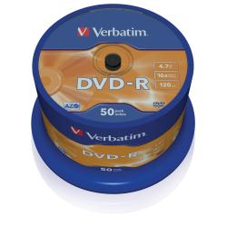 DVD Verbatim 4.7GB 50 Pezzi Campana