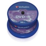 DVD+R Verbatim 43550 4.7GB 50 Pezzi Confezione Campana