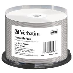 CD-R Verbatim 43756 700MB 50 Pezzi Confezione Campana
