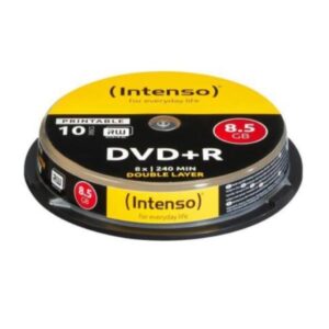 DVD+R Intenso 8.5GB 8X Printable Spindle 10 Pezzi