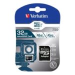 Memory Card Micro SD Verbatim Pro 32GB Classe 10 90MB/s