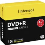DVD+R Intenso 4.7GB 16X Printable 10 Pezzi