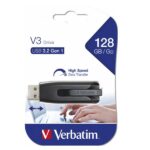 Chiavetta USB Verbatim 128GB USB 3.2 Nero