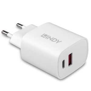 Adattatore USB Lindy 20W USB-C Bianco Caricatore da Parete - SKU: 73413-LND