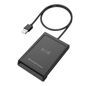 Lettore Smart Card Conceptronic USB Dual Smart ID Card Reader Nero