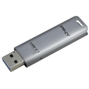 Chiavetta USB PNY Elite Steel 256GB USB 3.2 10Gbps Nero