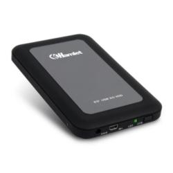 Box Vuoto per Hard Disk Hamlet HXD25U3MBK USB 3.0 2.5" SATA Nero